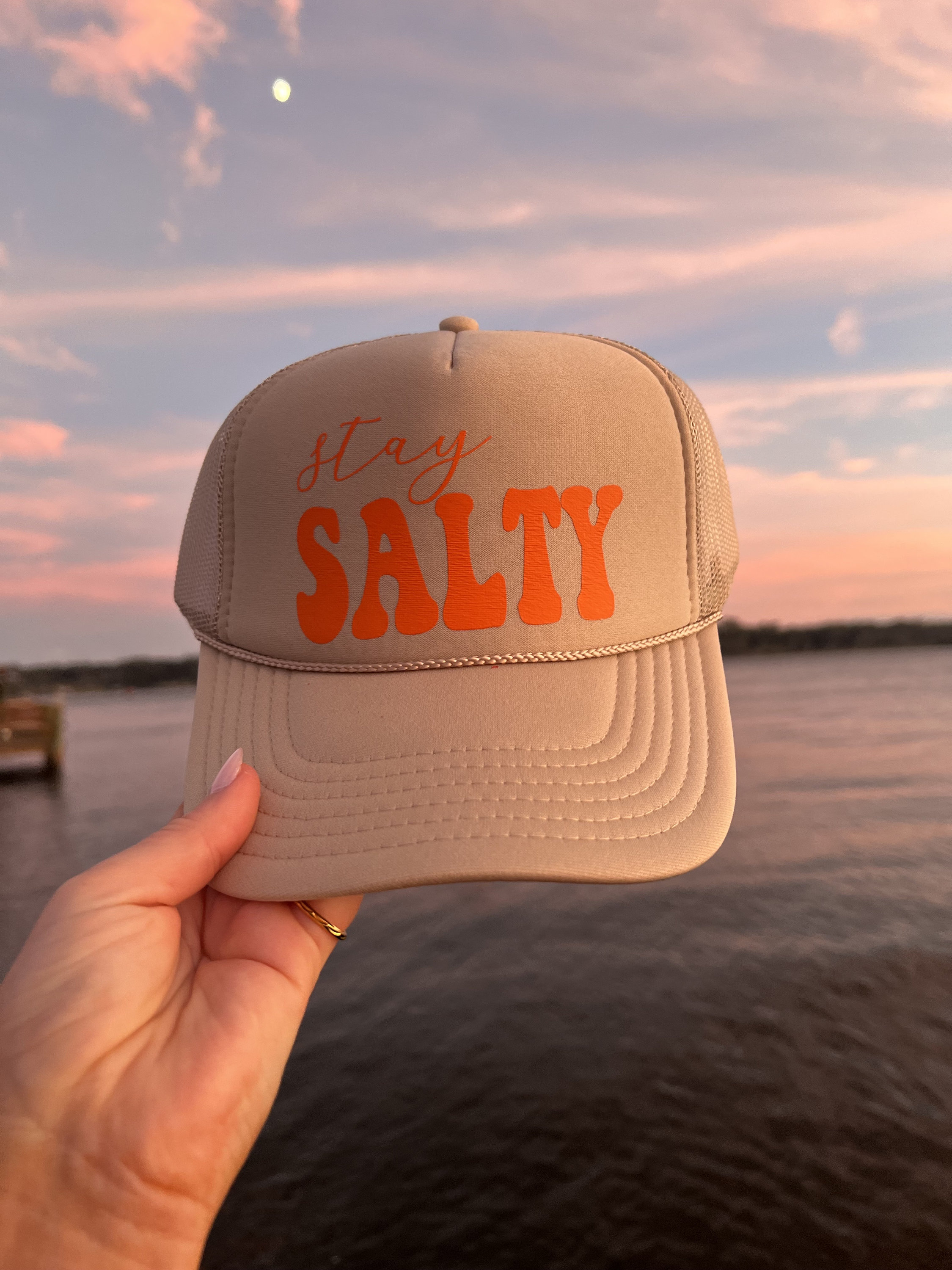 Stay Salty Trucker Hat Etsy Canada