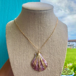 18K Gold Plated Sea Shell Necklace