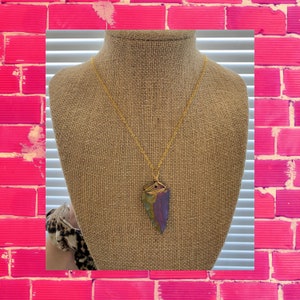 Electric Arrowhead Necklace