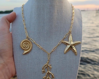 Sealife Charm Necklace