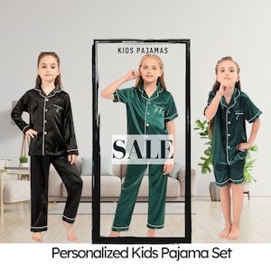 Kids Pajama sets,Toddler PJ set,Personalized Flower Girl Pyjama set,Kids Nightwear,Junior Bridesmaid PJ&#39;s,Bridal Party Pjs,Youth Pyjama sets