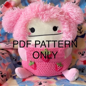 12” Bigfoot Squishmallow Dungarees/Overalls (pattern)