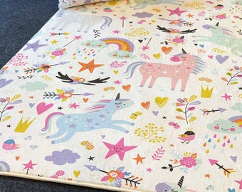 Rainbow Unicorn Pony Ultra Soft Kids Rug, Pillow Case Gift, Nursery Rug, Non-slip Play Mat, Pony Rug, Kinderzimmer, Tapis Pour Enfants