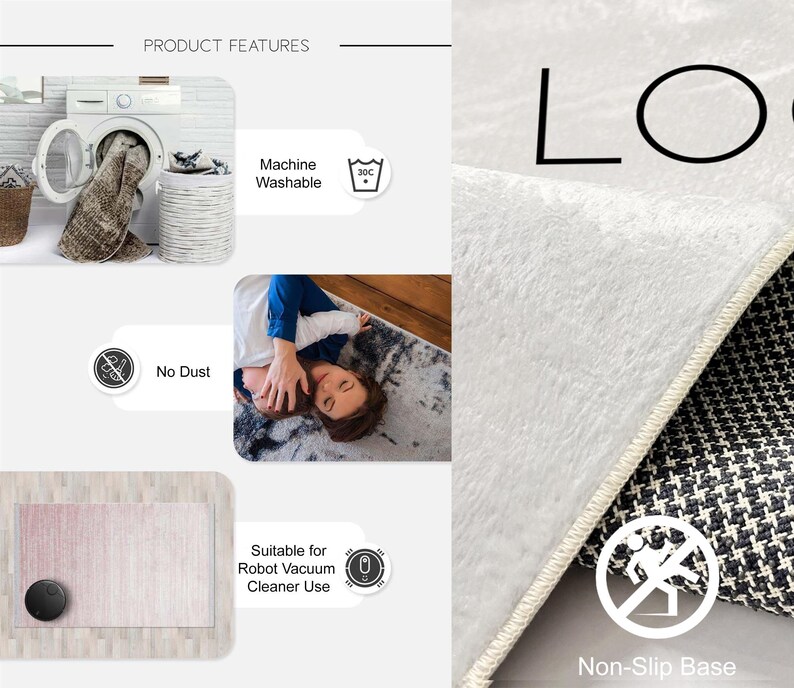 You Look Good Slogan Rug, Slogan Nursery Rug, Slogan Bath Mat, Stain