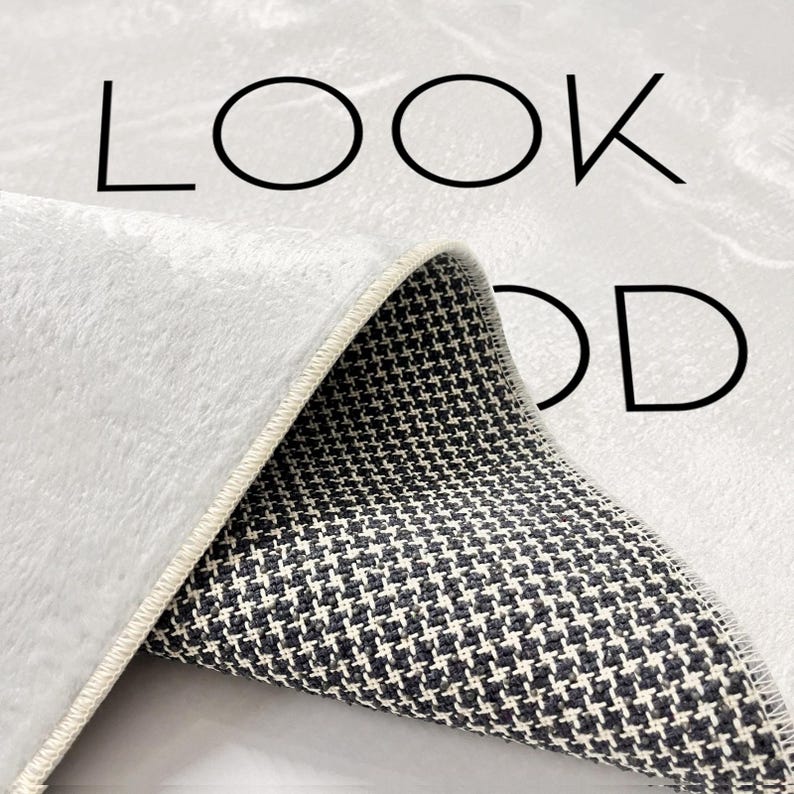 You Look Good Slogan Rug, Slogan Nursery Rug, Slogan Bath Mat, Stain