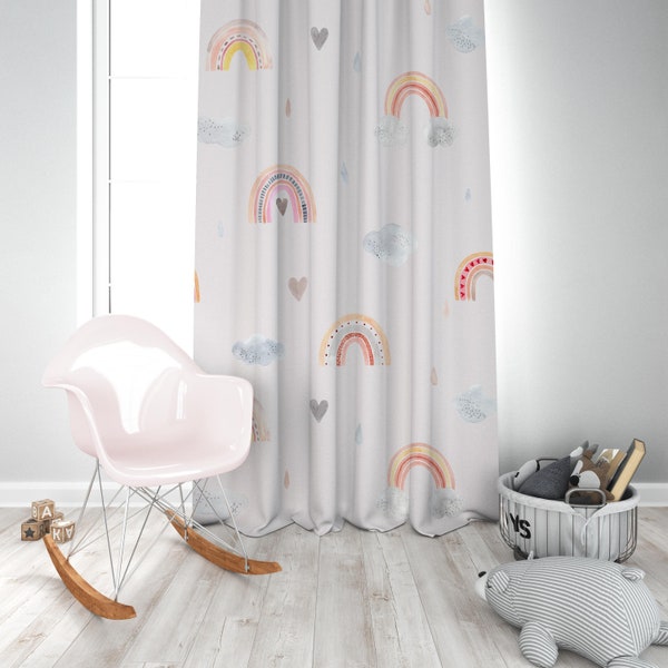 Boho Nursery Curtain Etsy