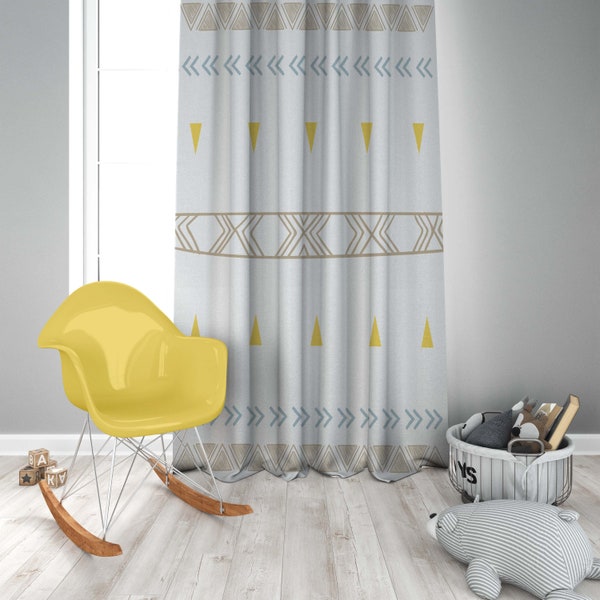 Scandinavian Curtain Etsy