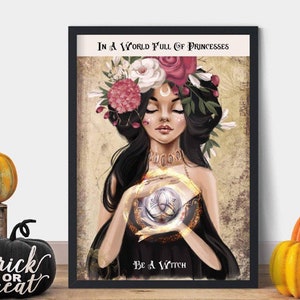 Witch print , witch picture , witch home decor , Halloween print , witch spell , witch poster , Halloween wall art , witches print