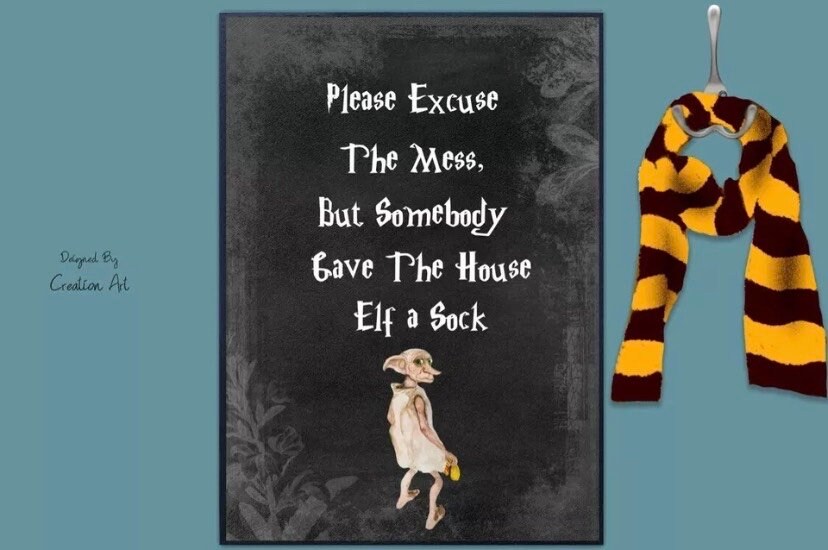 Wall Art Print Harry Potter - Dobby, Gifts & Merchandise