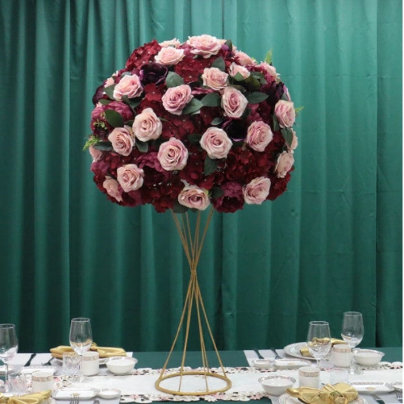 4pcs/set Rectangular Wedding Centerpieces Flower Stand for Ceremony Floral  Stand Indoor Wedding Outdoor Geometric Stand Decoration 