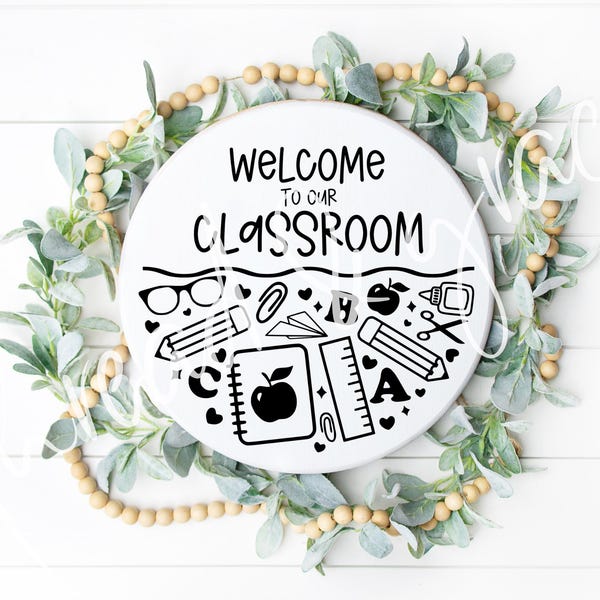 Welcome to Our Classroom Sign - Etsy