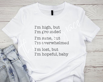 Alanis Morissette Inspired Shirt Design, Triple Moon Tour SVG, Concert T-shirt Song Lyrics Design File, Hand in my Pocket PNG