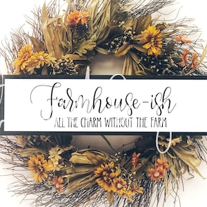 Farmhouse - ish Cricut Cut File, Farmhouseish All the Charm Without the Farm Design File, Family Design Files, Farmhouse Silhouette SVG