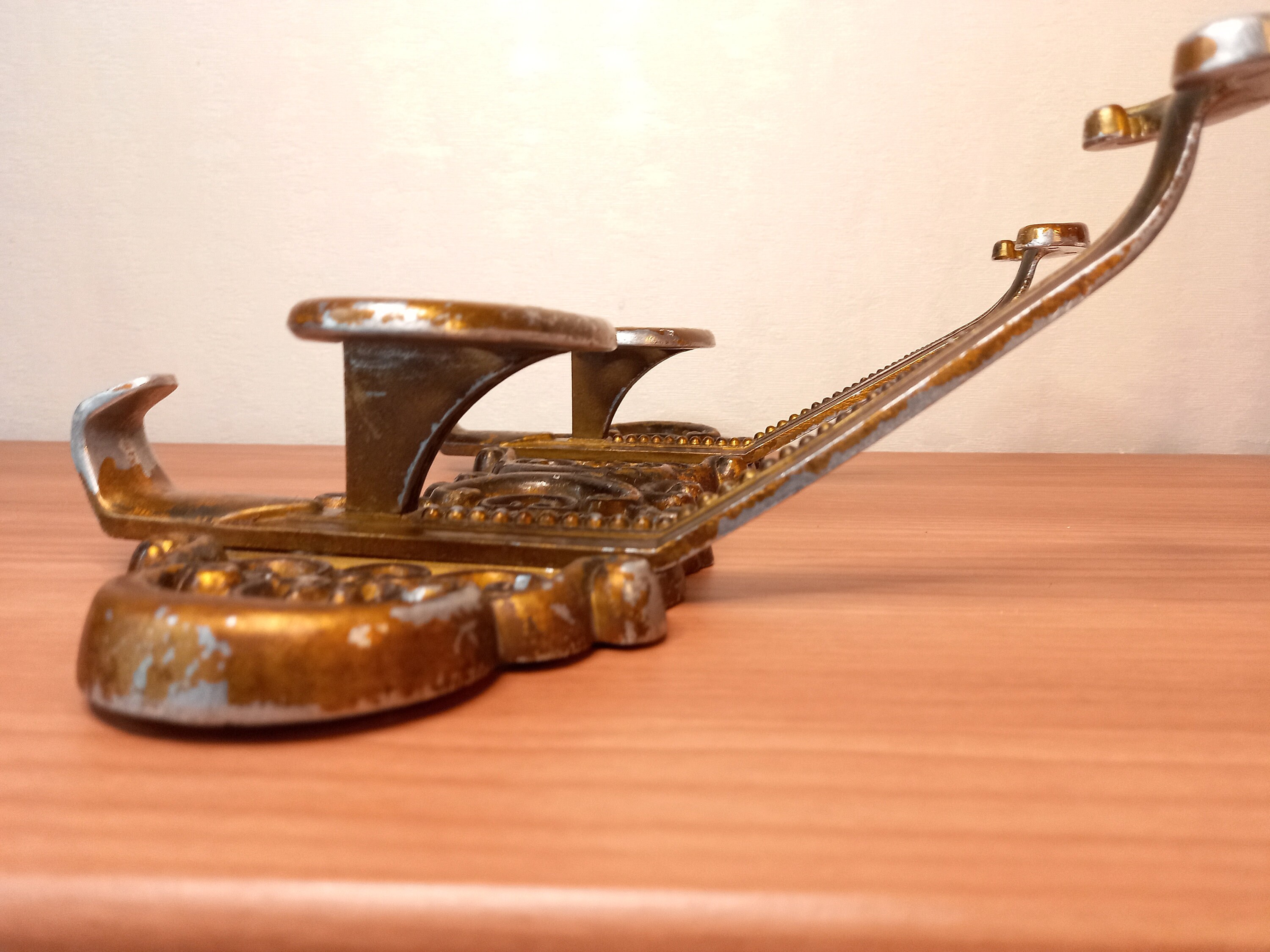 Vintage metal clothes hanger aluminum hanger hook bathroom Etsy