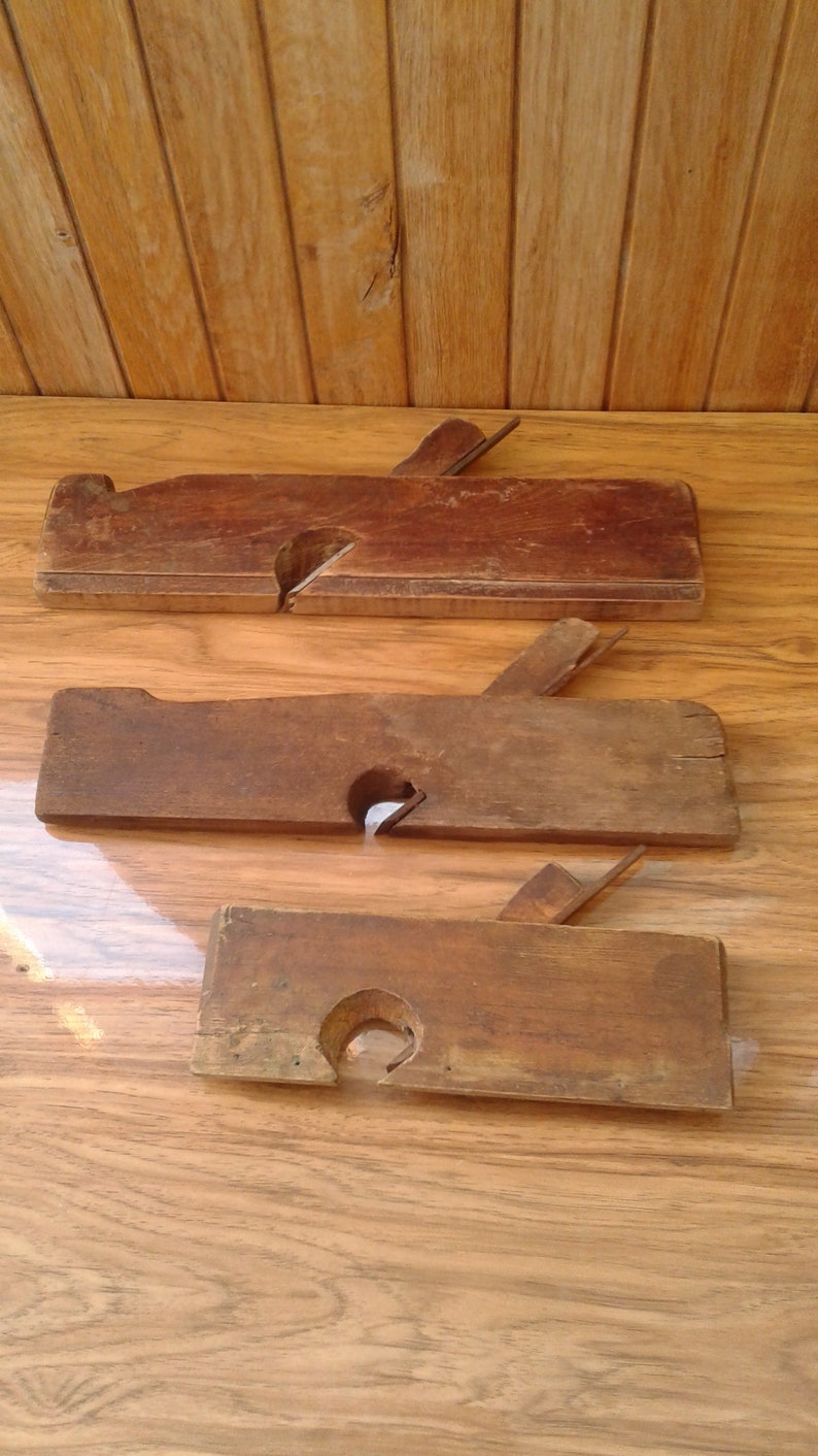 3 vintage wood planers for the price of one. Soviet Etsy