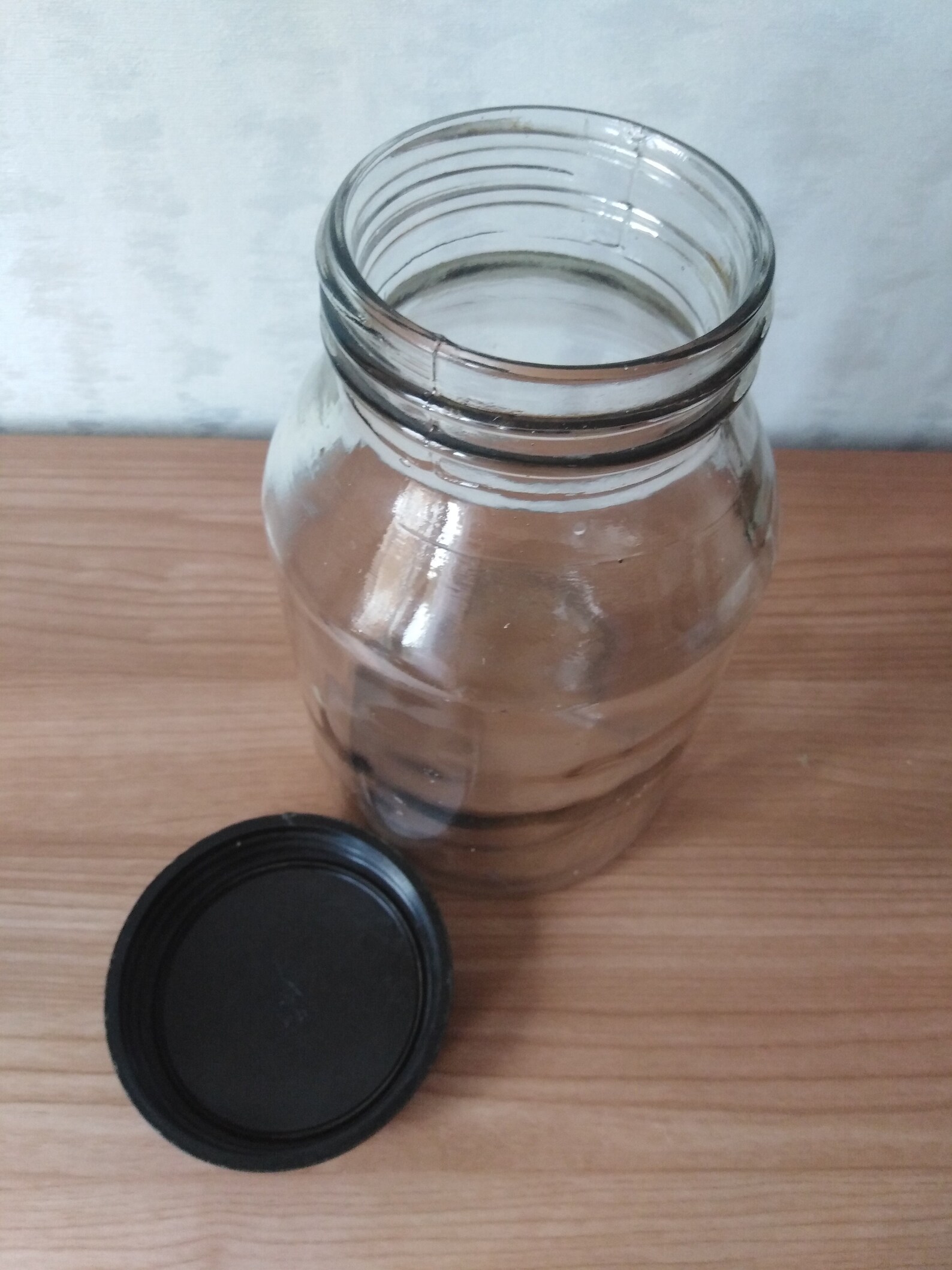 Old large laboratory jar Glass jar with lid Two liter bottle Etsy