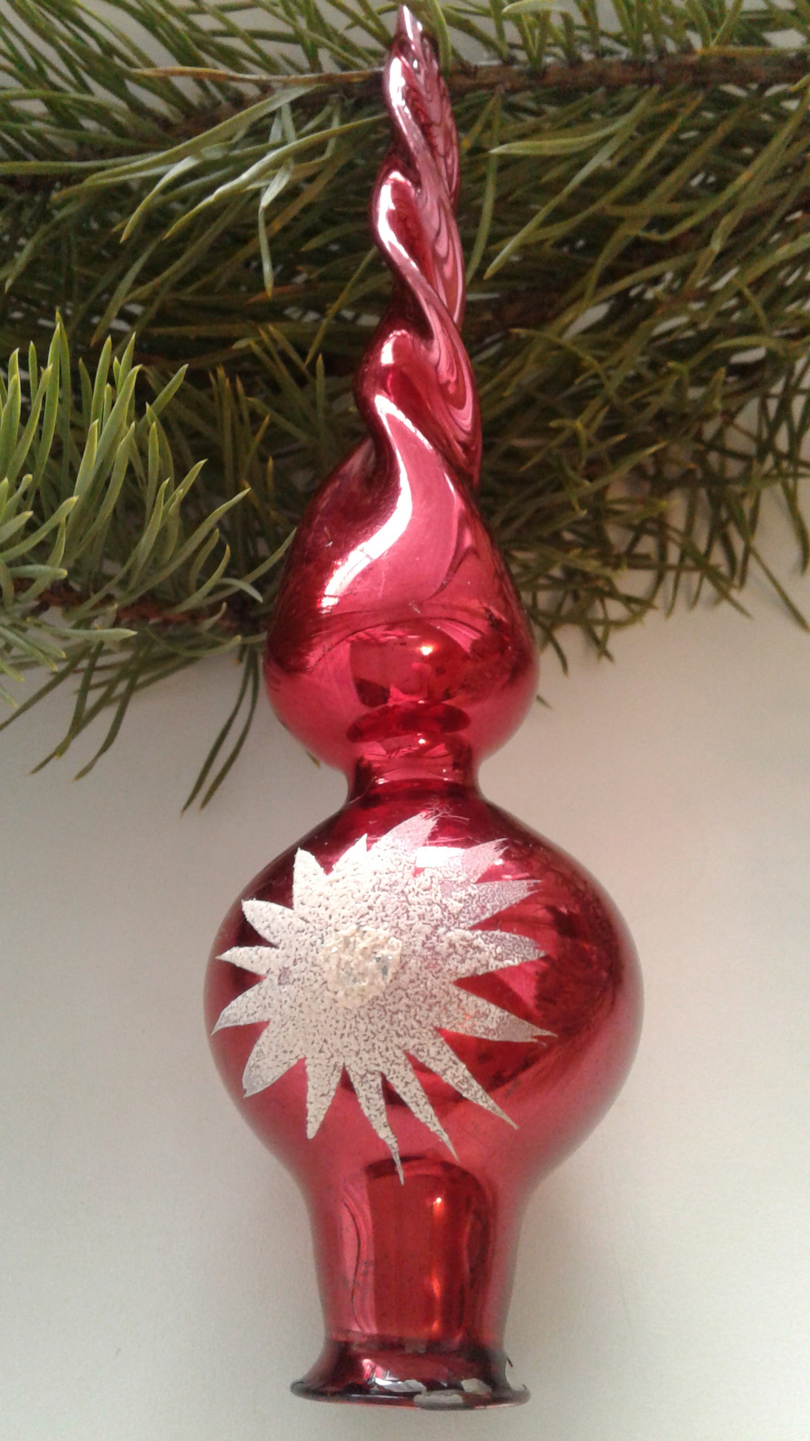 Vintage Christmas topper Christmas tree topper. Christmas Etsy