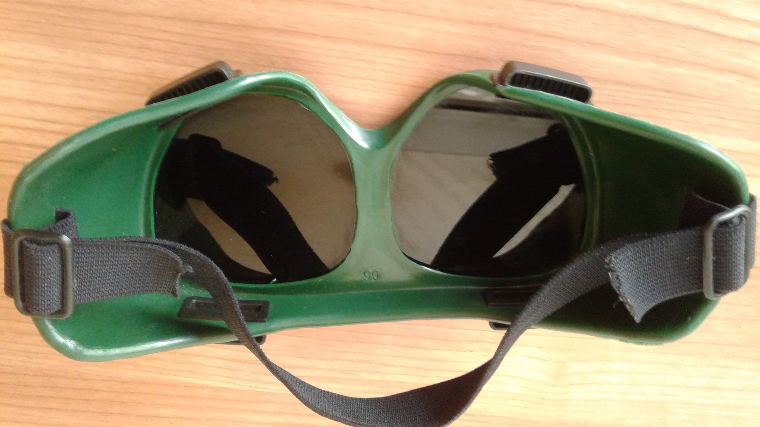Vintage welding glasses Big green safety glasses Industrial Etsy
