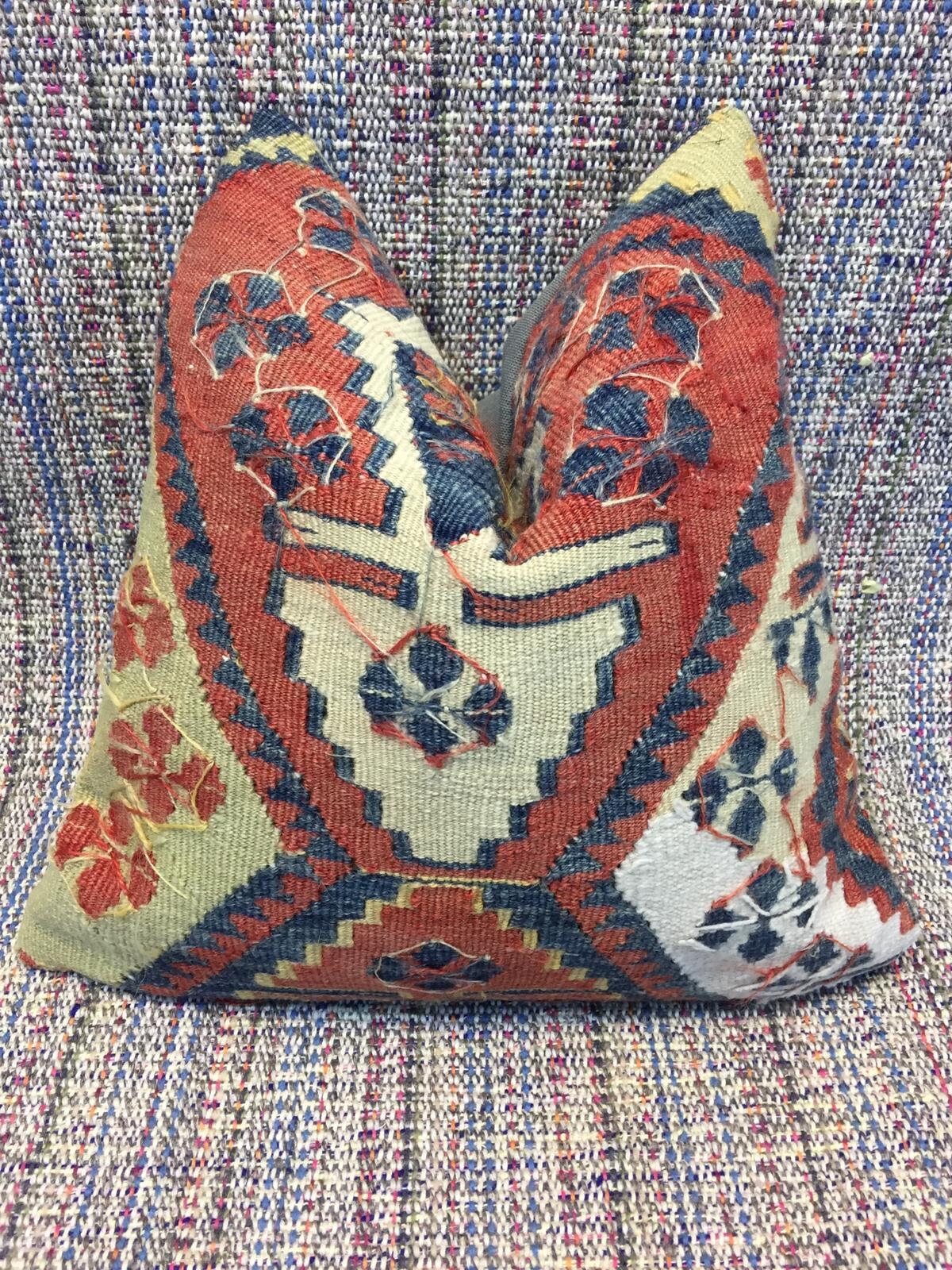 16 x 16 kilim taie d'oreiller oreillers décoratifs canapé oreillers canapé oreiller laine oreiller turc oreiller chambre oreillers beige vieux oreille