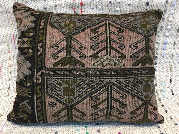 20x24 ラグ 枕カバー ヴィンテージ 枕 ランブラ 枕カバー キリム 枕