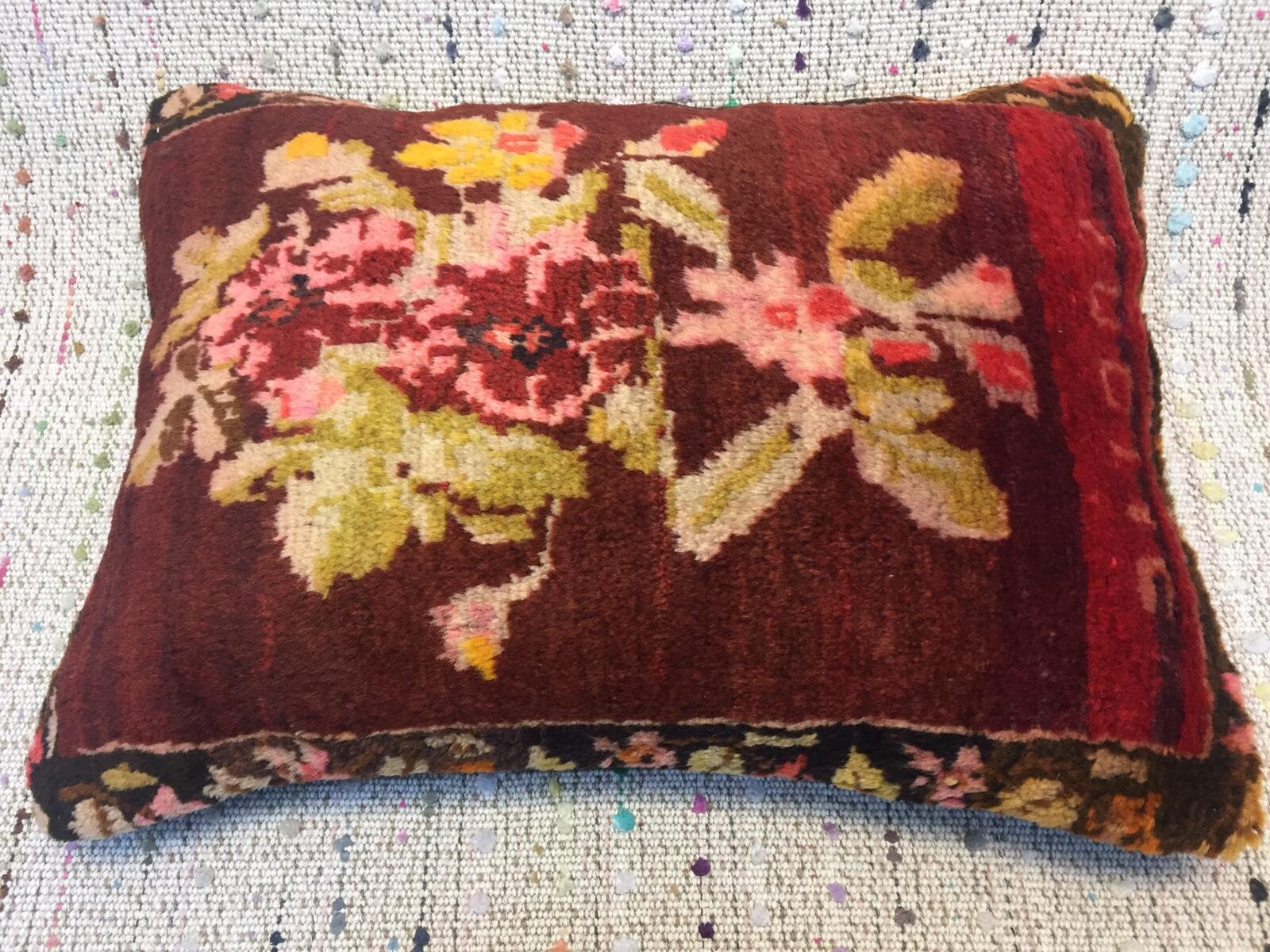 19x26 Pillow Case Red Pillow Case Floral Pillow Boho Pillow Etsy UK