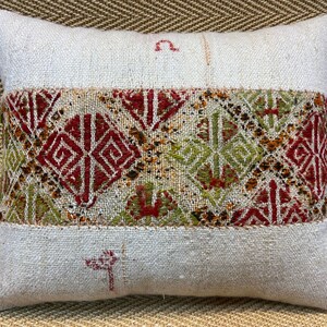 18x22 kilim pillow cover vintage pillow cover orange pillow cases sofa throw pillow couch pillows lumbar pillow wool cushion cover bohemian