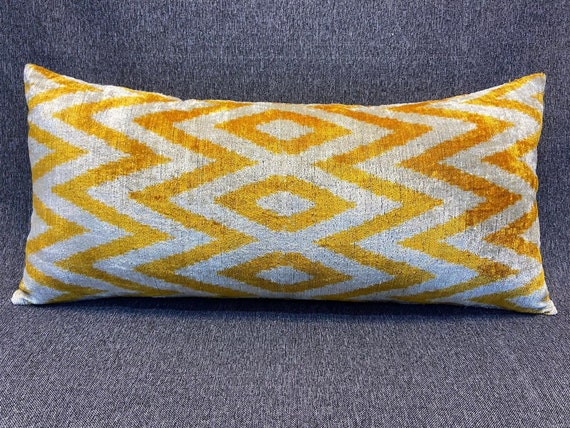 Yellow long online pillow