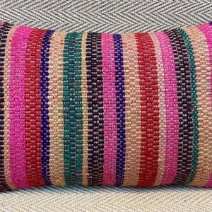 16x24 kilim pillow cover striped pillow throw pillow couch lumbar pillow vintage pillow sofa pillow boho pillow  Turkish handmade pillow