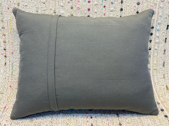18x24 Kilim Pillow Cover Blue Pillow Vintage Pillow Cover Sofa Throw Pillow Wool Cushion Cover Rug Pillow Couch Pillow Cases Bohemian Decor Etsy