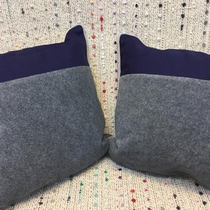 20x20 couple fleece pillow cover soft pillow cover gray pillow cover double pillow covers throw pillow covers fleece cushions couch pillow