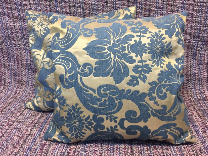 couple pillow fabric pillow decorative pillow twins pillow couple pillow floral fabric pillow blue pillow sofa pillow fabric pillow covers