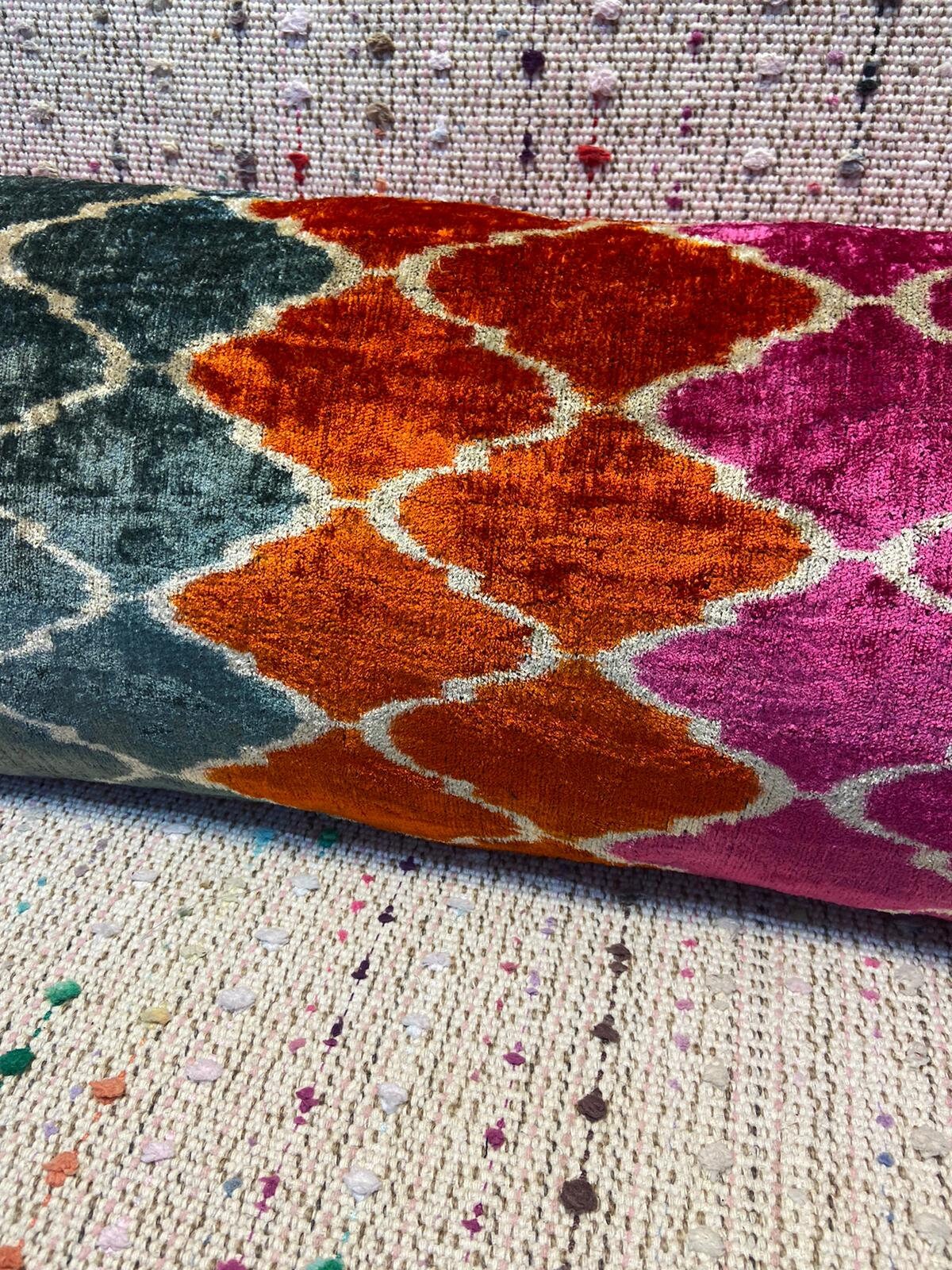 36x15 Silk and Velvet Pillow Cover Vintage Pillow Cover Kilim Etsy UK