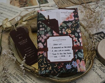 Mystery Book Surprise, Blind Date Book, Lucky Dip Books, BookTok Lovers Fiction Books Reading Gift + Biscuit, Hot Drink, Bookmark & Stickers
