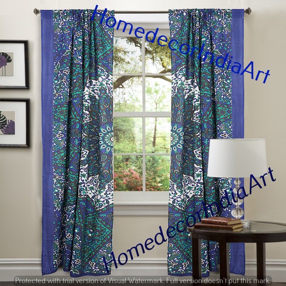 Bohemian Hippie Mandala Tapestry Indian Wall Hanging Decor Etsy