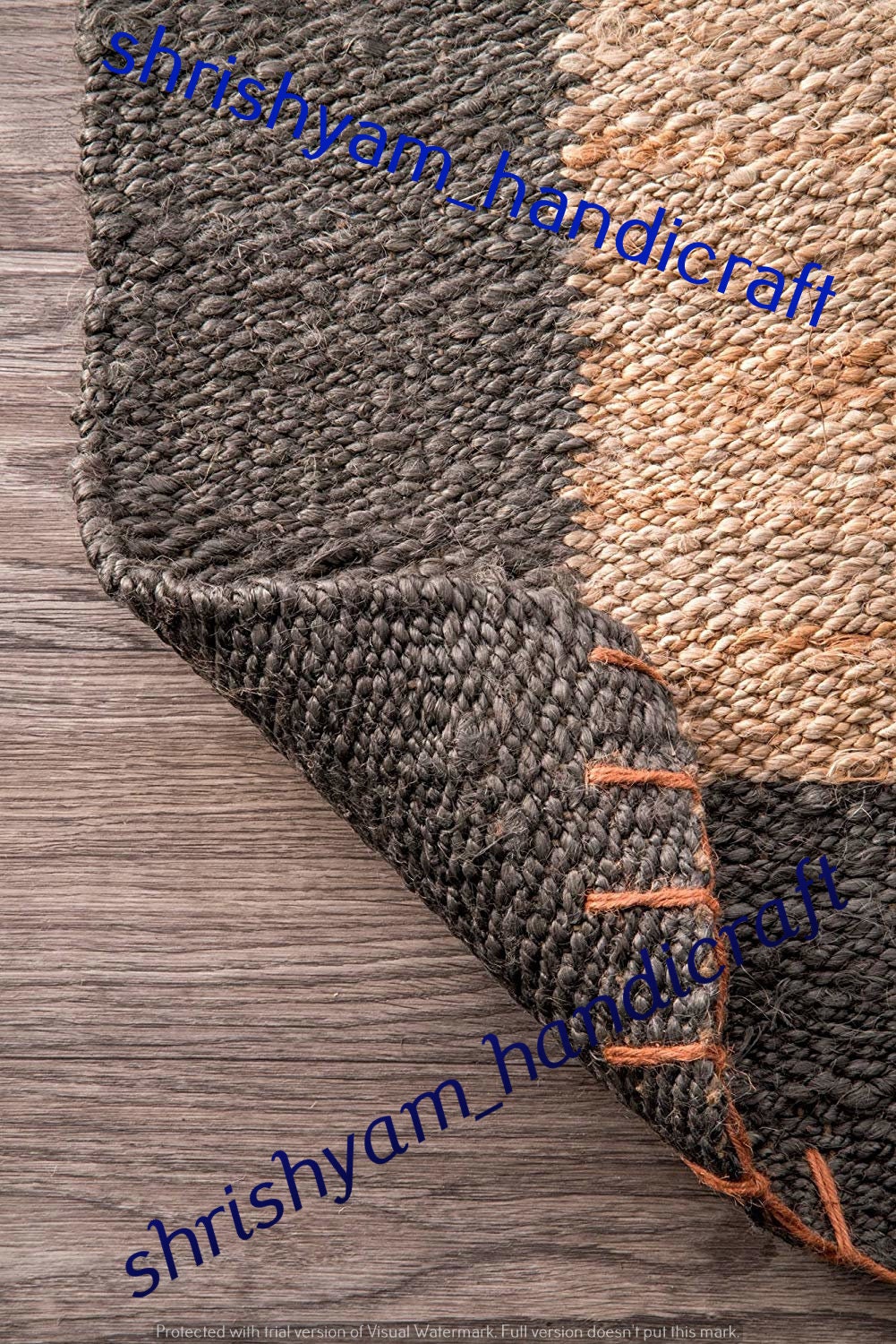 Jute Rectangle Rug 3x5 Feet Rug Rag Natural Rug Jute Handwoven - Etsy