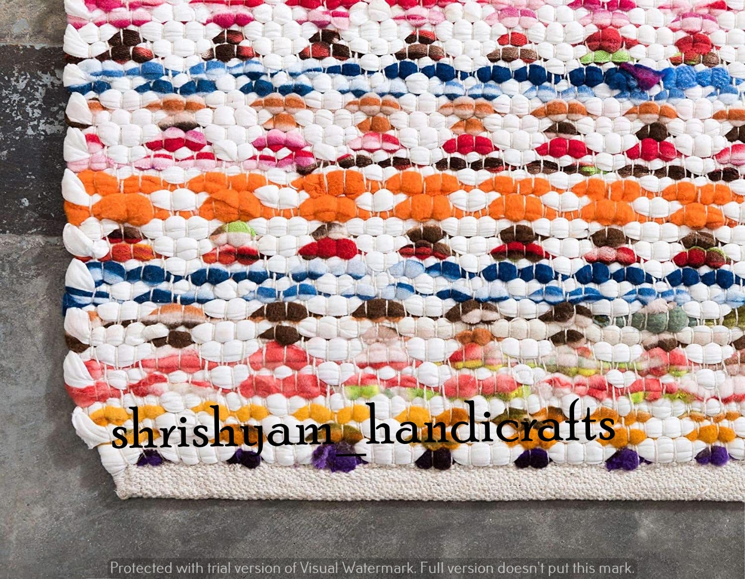 Multi Colour Beautiful Handmade Braided Rug Runner Bohemian Etsy