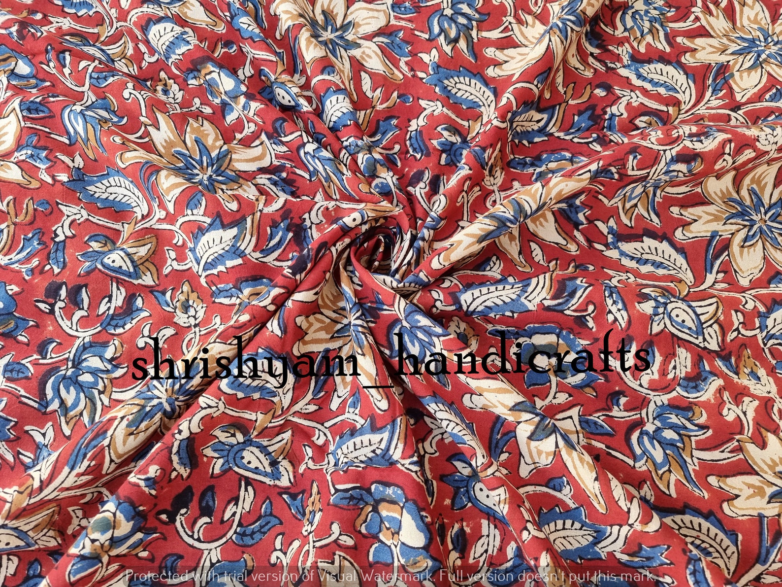 Cotton Fabric For Dress Making Indian Hand Block Print Fabric Etsy