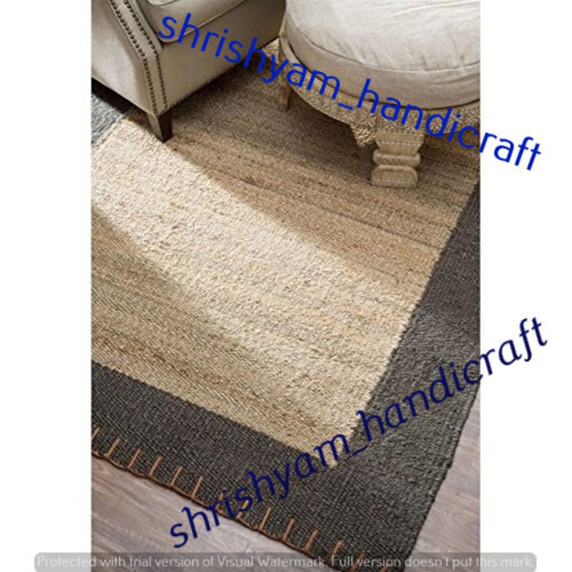 4x6 Feet Braided RAG RUG Rectangle Rug Meditation Mat - Etsy