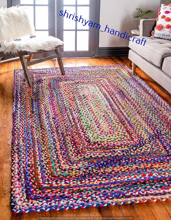 Folk Art - Braided Rectangle Rug 27'' x 45