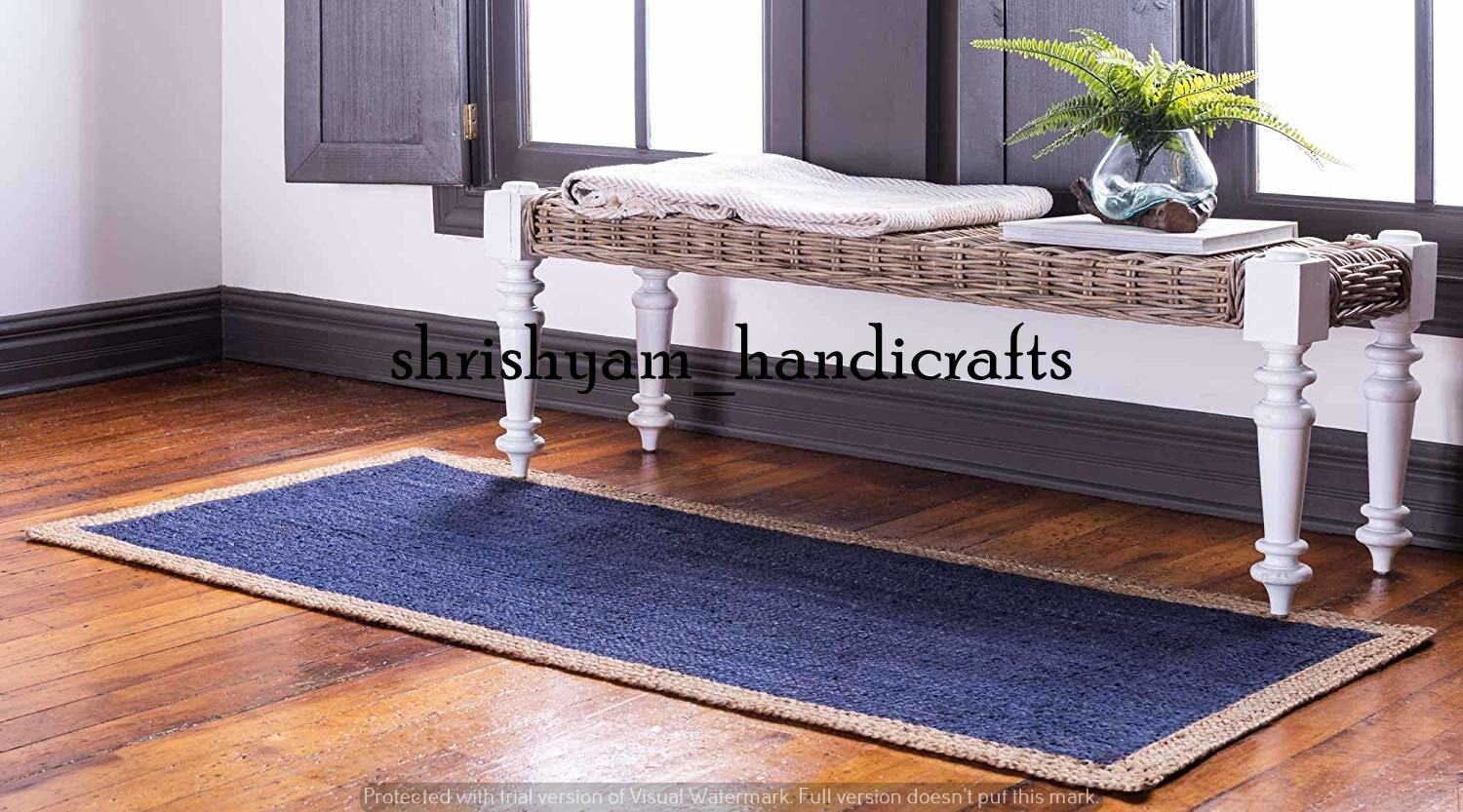 Braided Jute Runner Rag Rug Handmade Jute Rug Indian Jute - Etsy