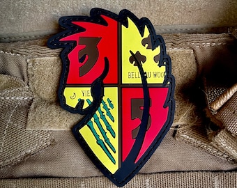 3/5 Dark Horse Velcro PVC Patch, USMC, Marines, USN, Navy, Sailors, Camp Pendleton, Dark Horse, Get Some, Military patches