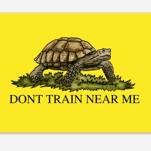 Don't Train Near Me Clear Sticker, Camp Pendleton, USMC, Marines, Marine Corps, California