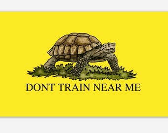 Don't Train Near Me Clear Sticker, Camp Pendleton, USMC, Marines, Marine Corps, California