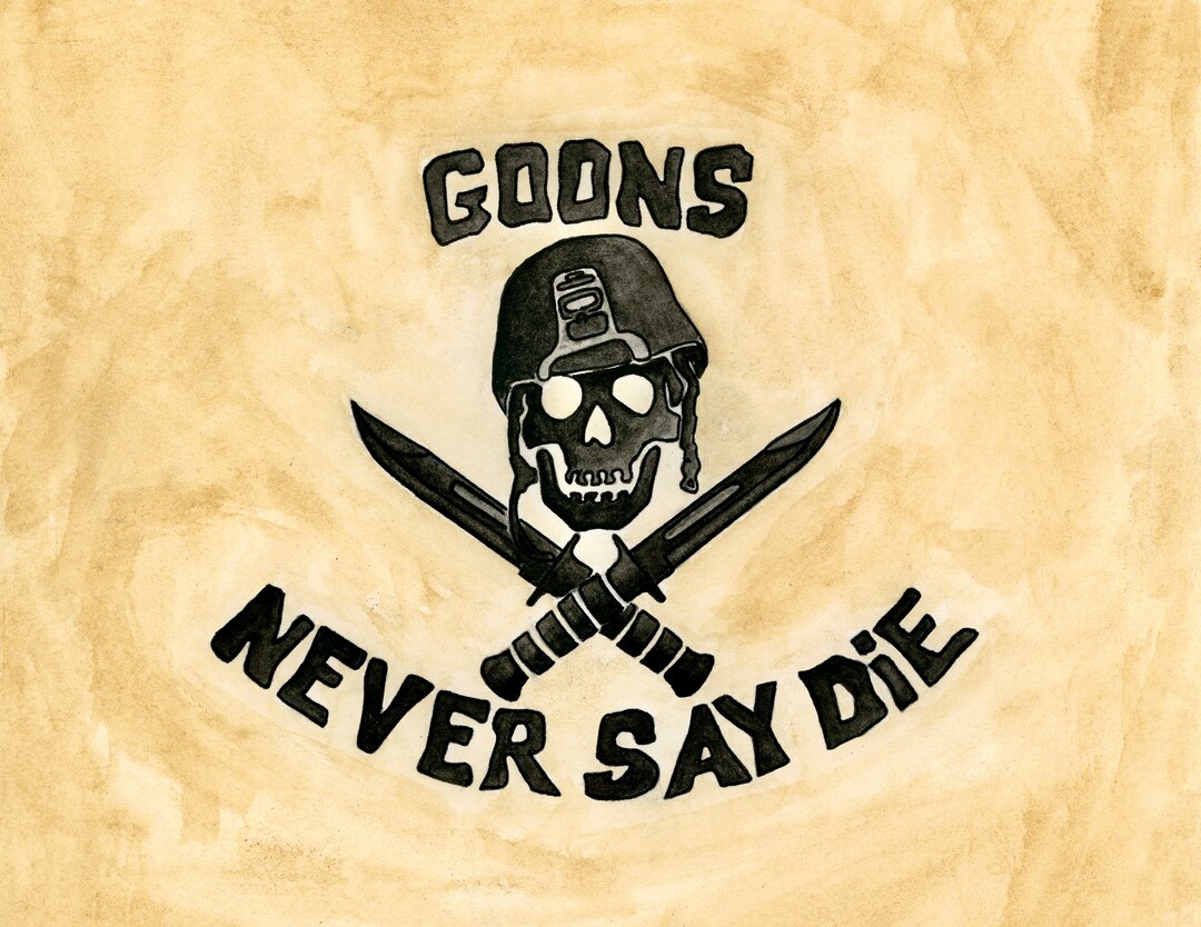 Goons Never Say Die Military Marines Sailors Navy Etsy