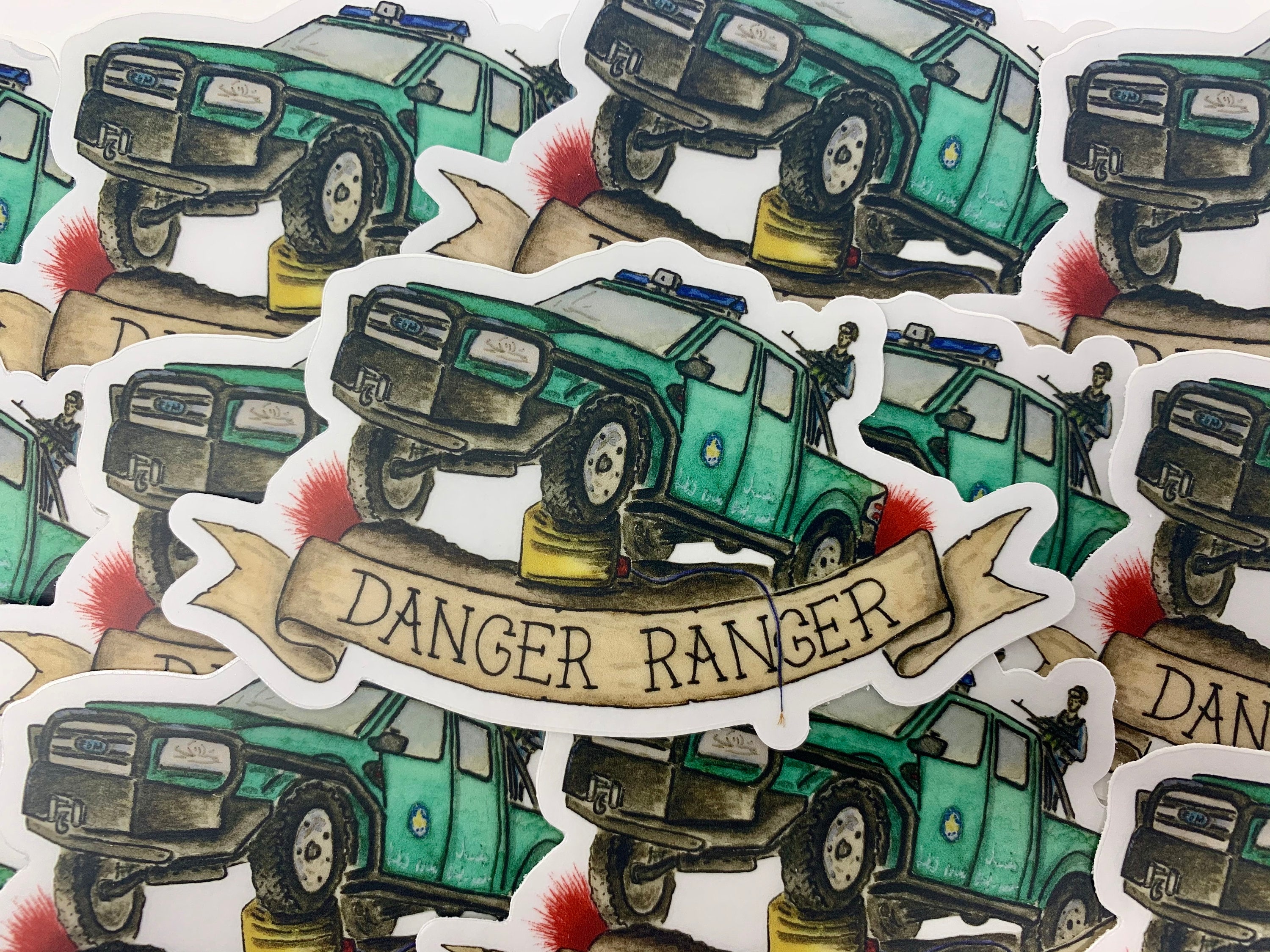 Danger Ranger Svg Sticker Danger Ranger Clear Sticker, USMC, Military, Marines, Ford Ranger ...