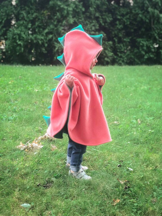pink dinosaur coat