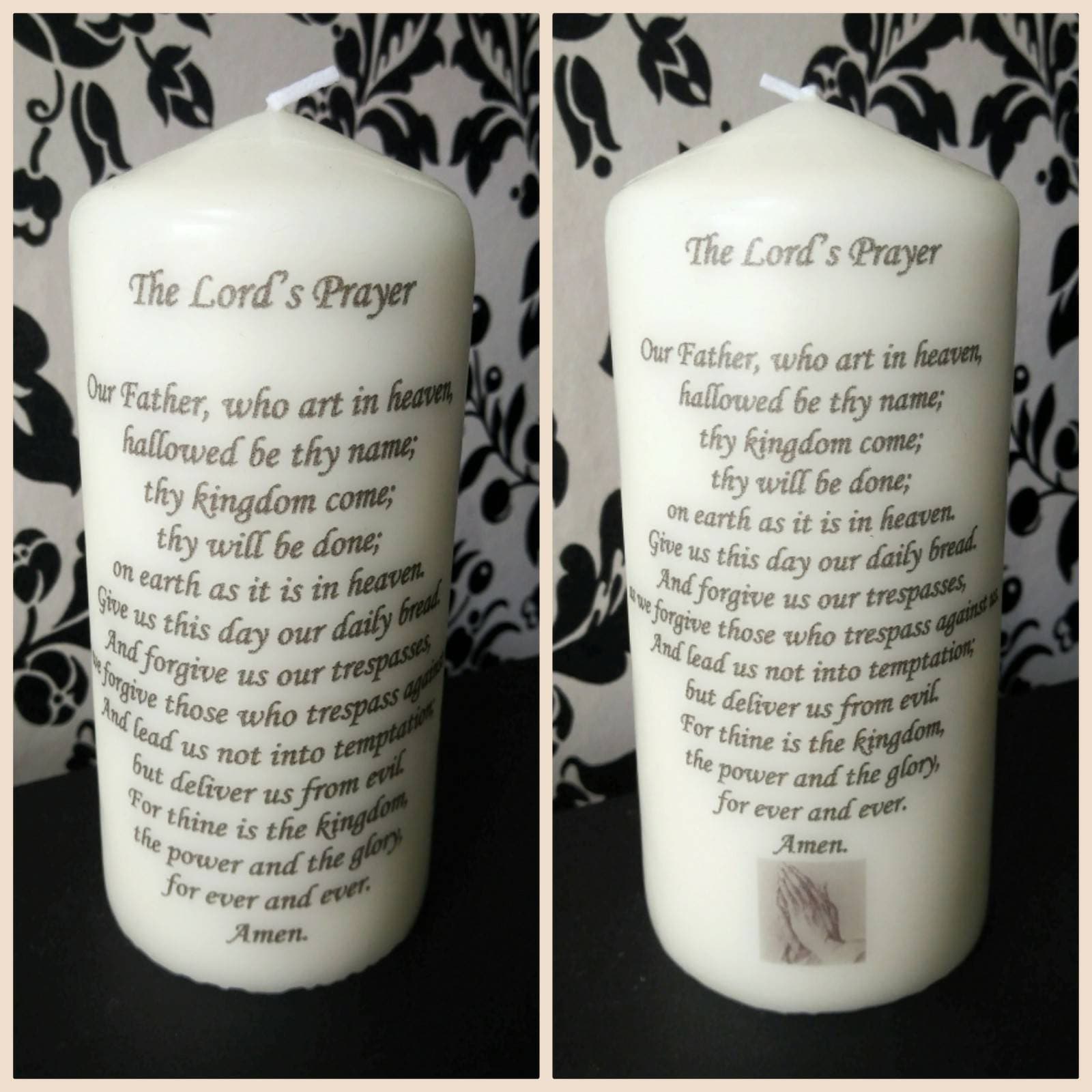 Lord's Prayer Candle stickhealthcare.co.uk