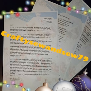 Carta de Papá Noel - DESCARGA INSTANTE - Navidad - Niños