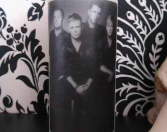 Picture Pillar Candle - Westlife Inspired. Christmas, Birthday, Thank You, Valentines, Mothers Day, Fan, Gift.