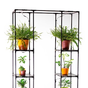 Stand plant with phyto light for home, cottage, terrace or patio &#39;&#39;Megan&quot;